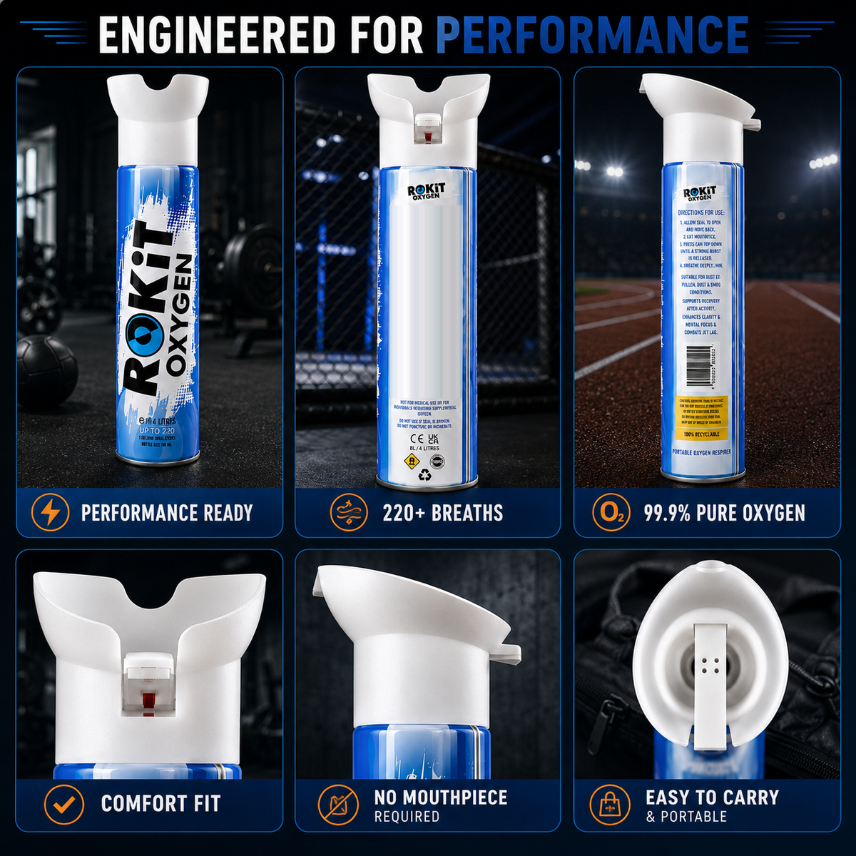 ROKiT Oxygen 10.4L | Performance + Recovery